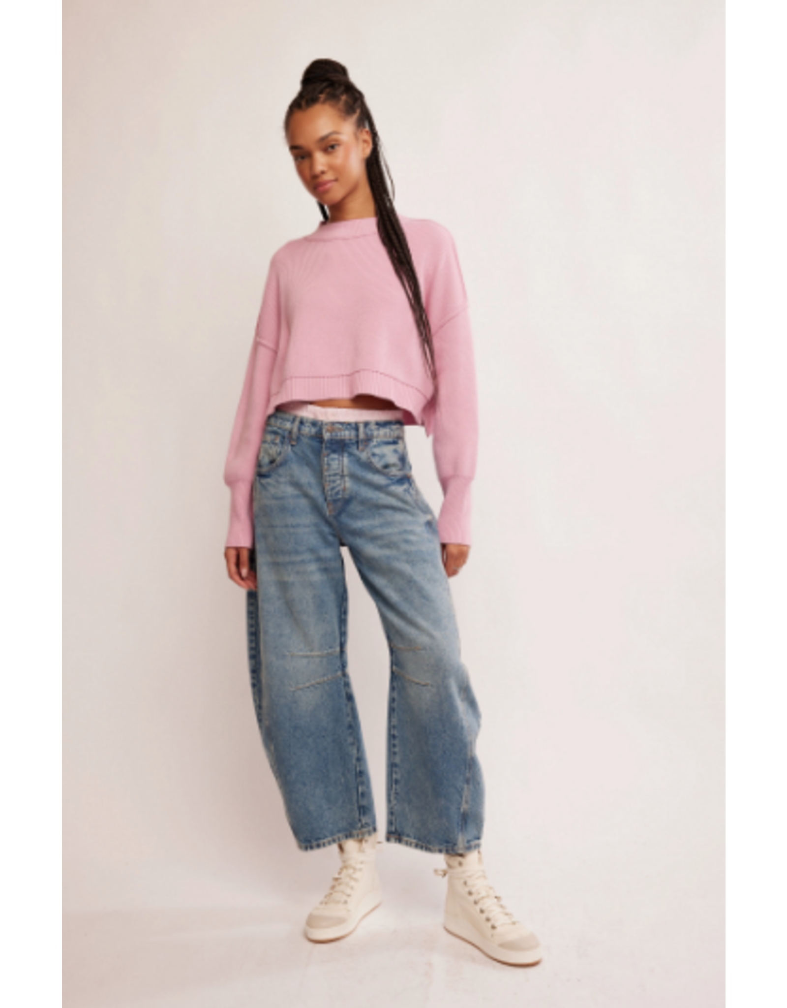 FP MOVEMENT EASY STREET CROP PULLOVER