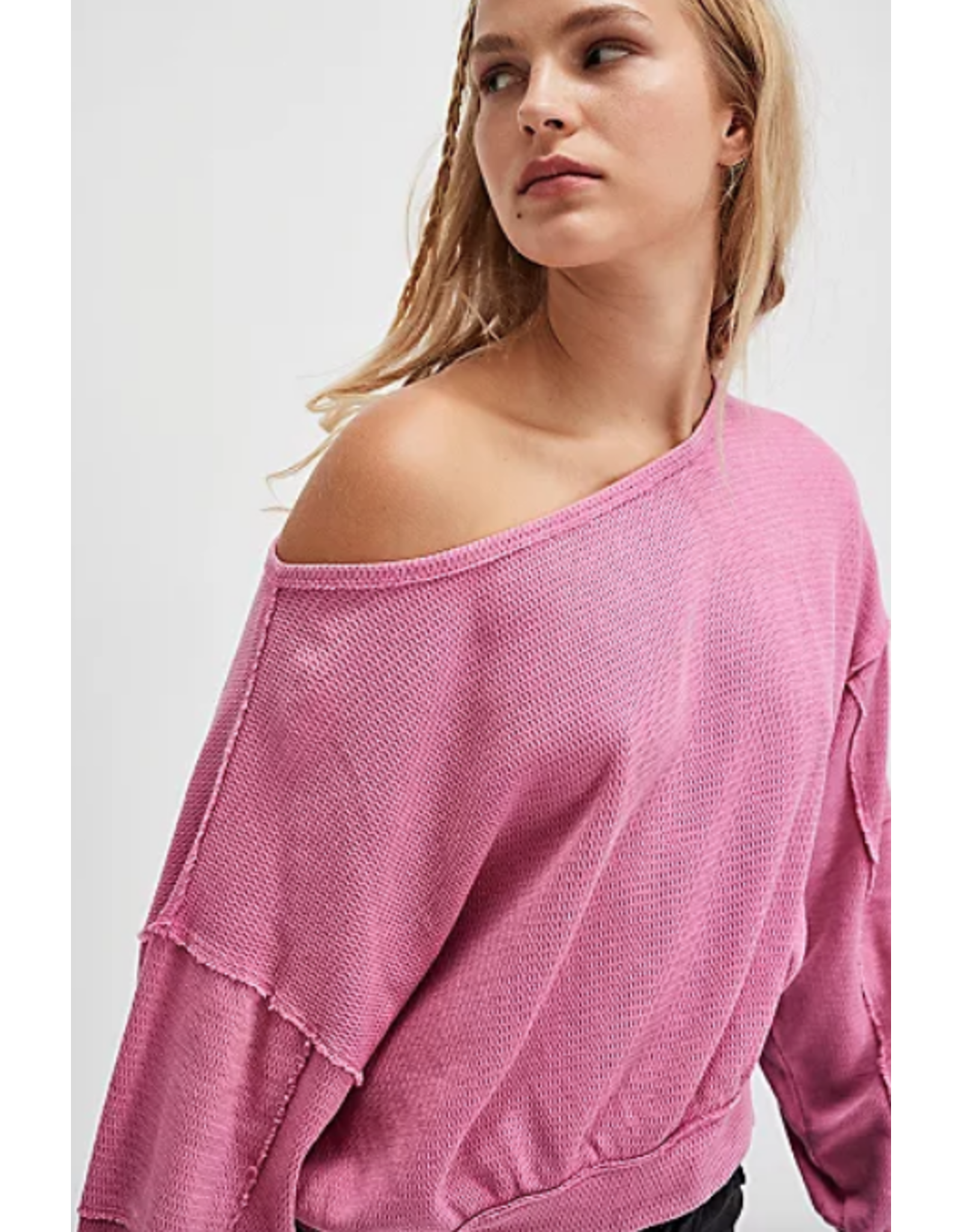 Free People WE THE FREE IFE PULLOVER PINKY PROMISE