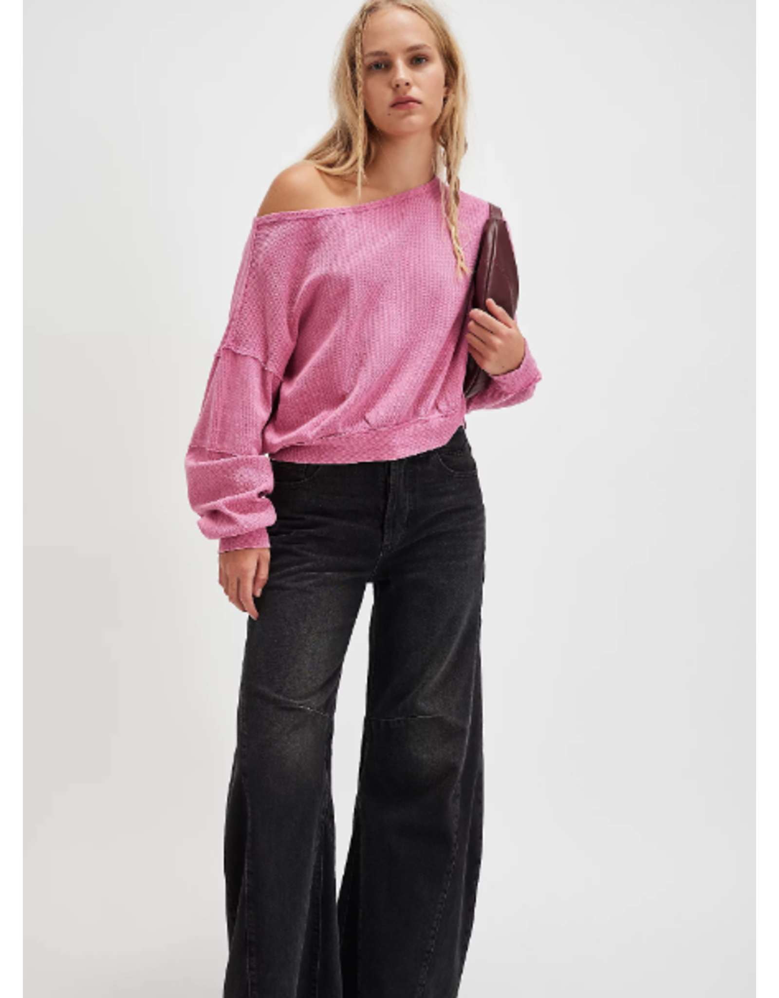 Free People WE THE FREE IFE PULLOVER PINKY PROMISE