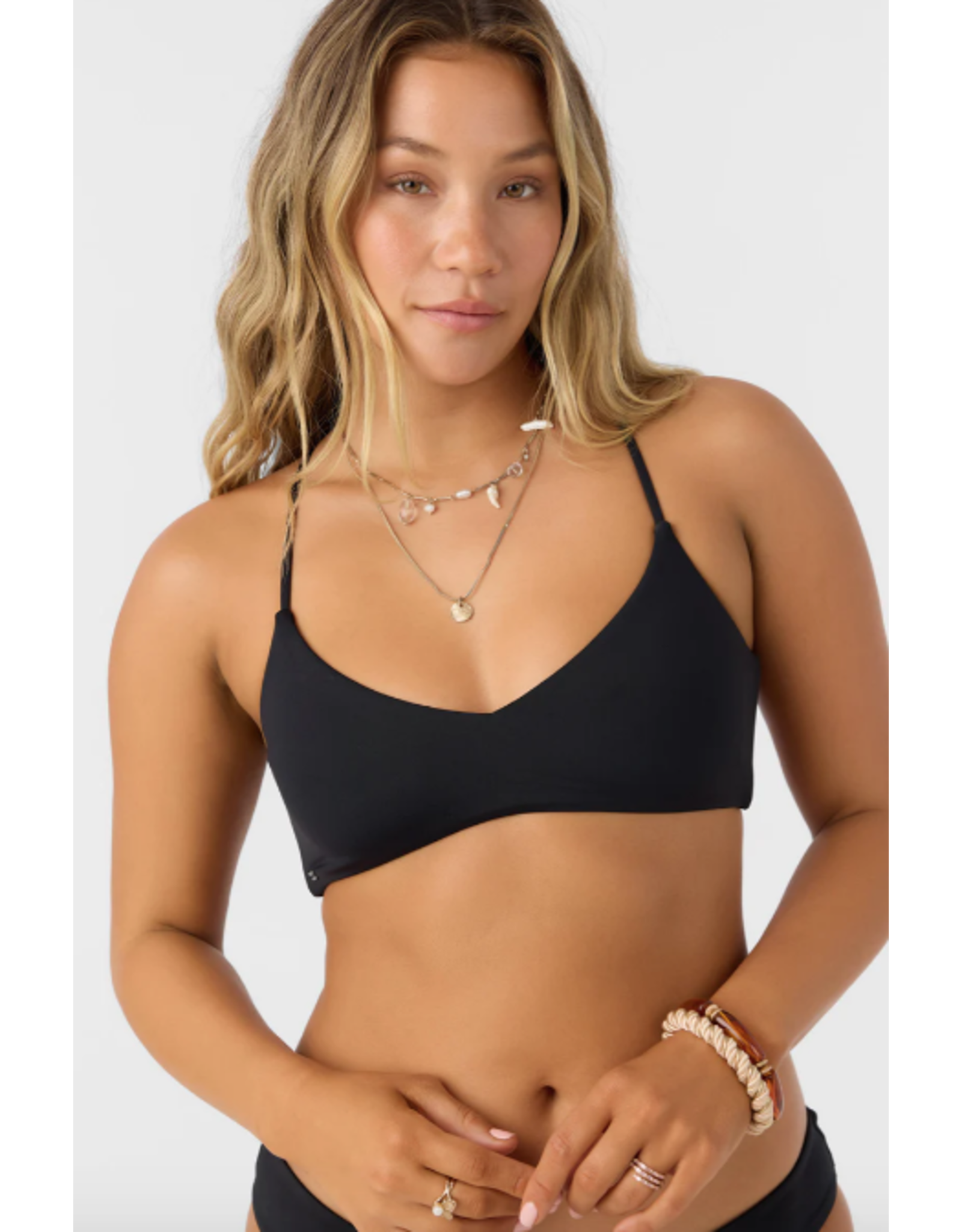 ONEILL Womens SALTWATER SOLIDS HUNTINGTON BRALETTE TOP