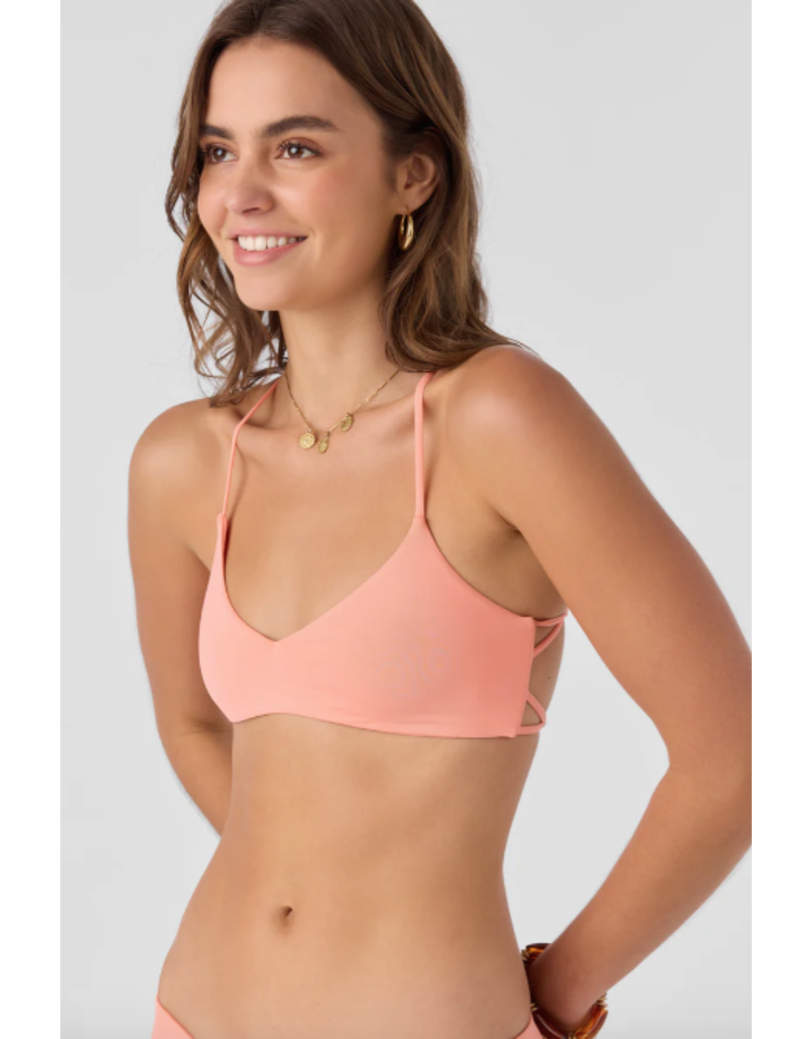 ONEILL Womens SALTWATER SOLIDS HUNTINGTON BRALETTE TOP
