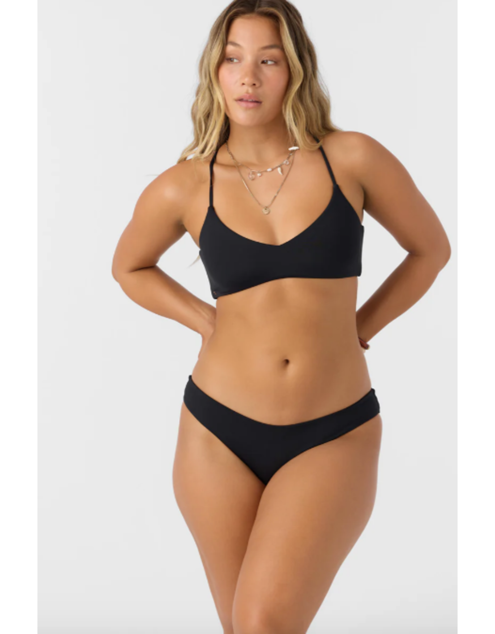 ONEILL Womens SALTWATER SOLIDS BLUE LAGOON FULL BOTTOMS