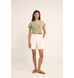 RHYTHM Beachcomber Crop Crew Tee