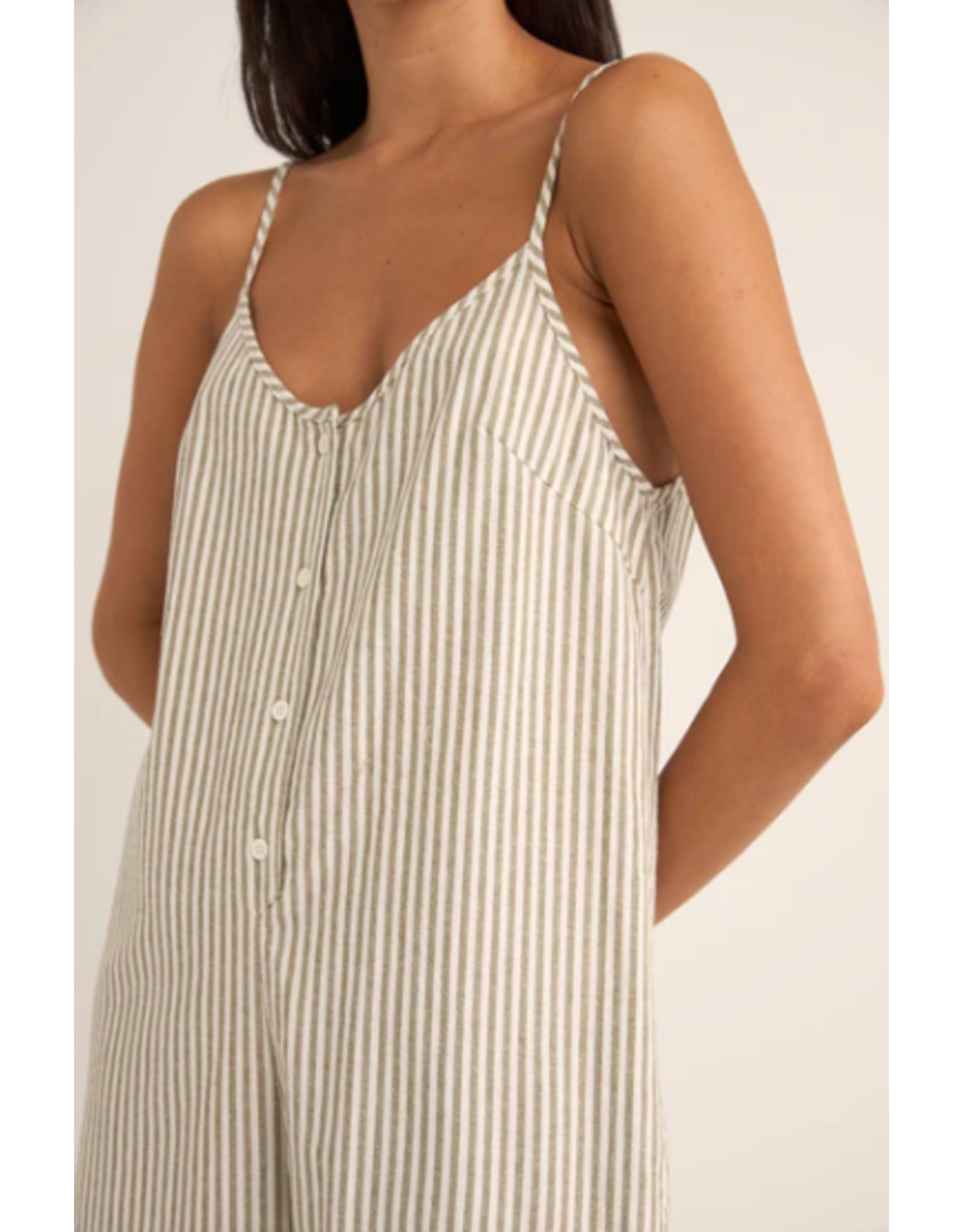 RHYTHM Valley Stripe Adjustable Romper