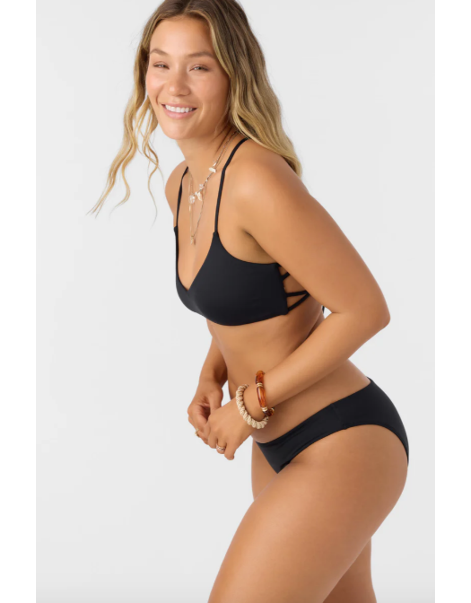 ONEILL Womens SALTWATER SOLIDS BLUE LAGOON FULL BOTTOMS