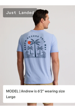 FREEFLY Beach Access Tee HEATHER LAVENDER