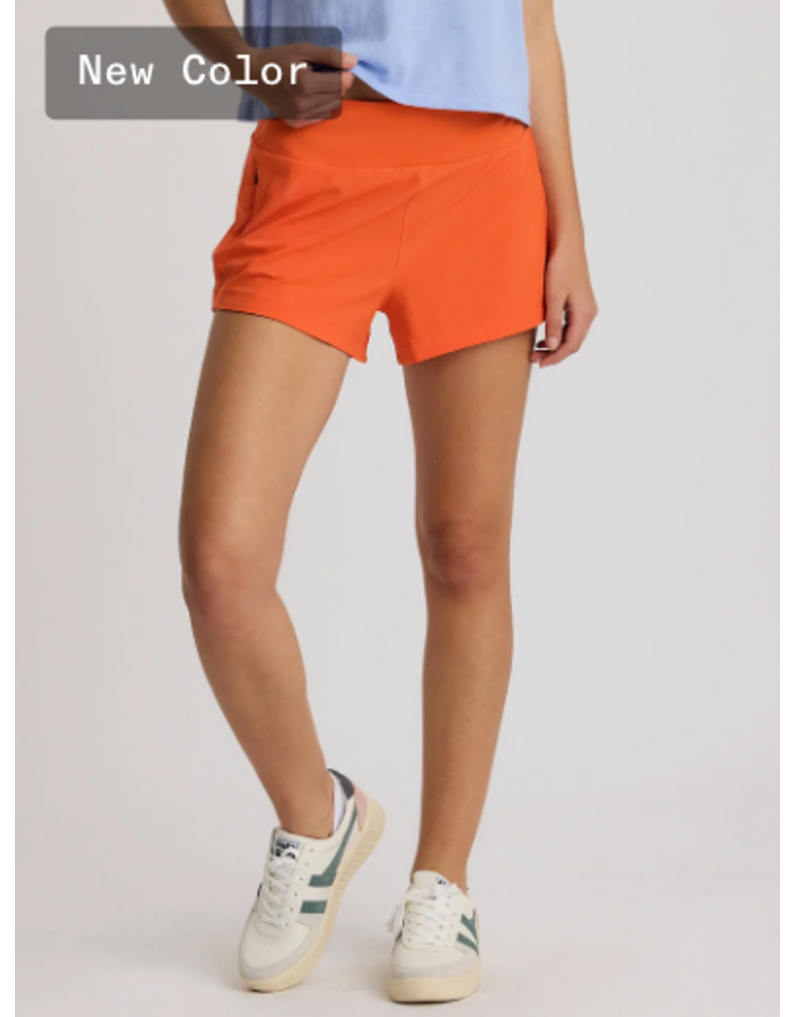 FREEFLY Women's Bamboo-Lined Active Breeze Short – 3" TIGERLILY