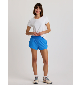 FREEFLY Women's Bamboo-Lined Active Breeze Short – 3" SURF BLUE
