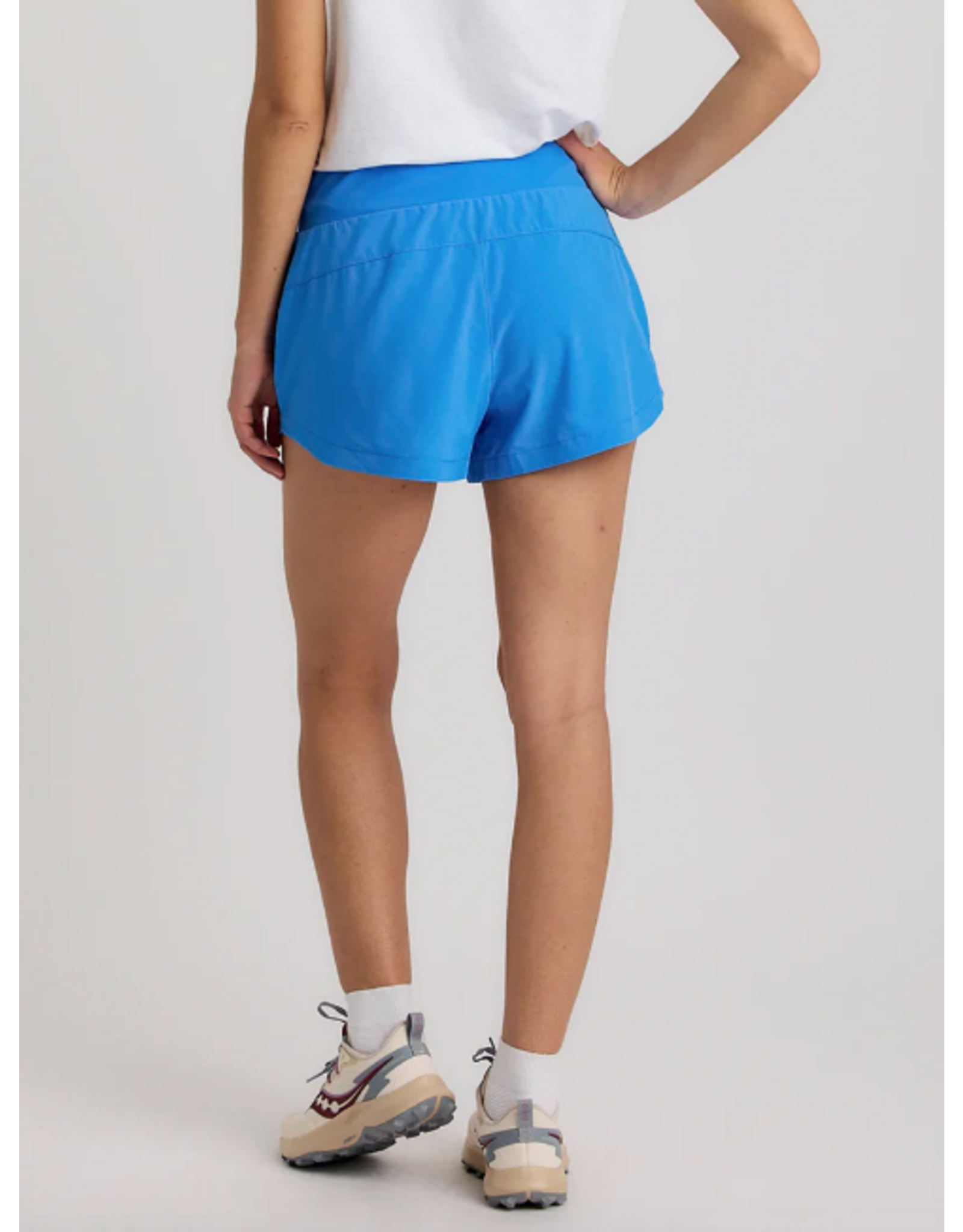 FREEFLY Women's Bamboo-Lined Active Breeze Short – 3" SURF BLUE