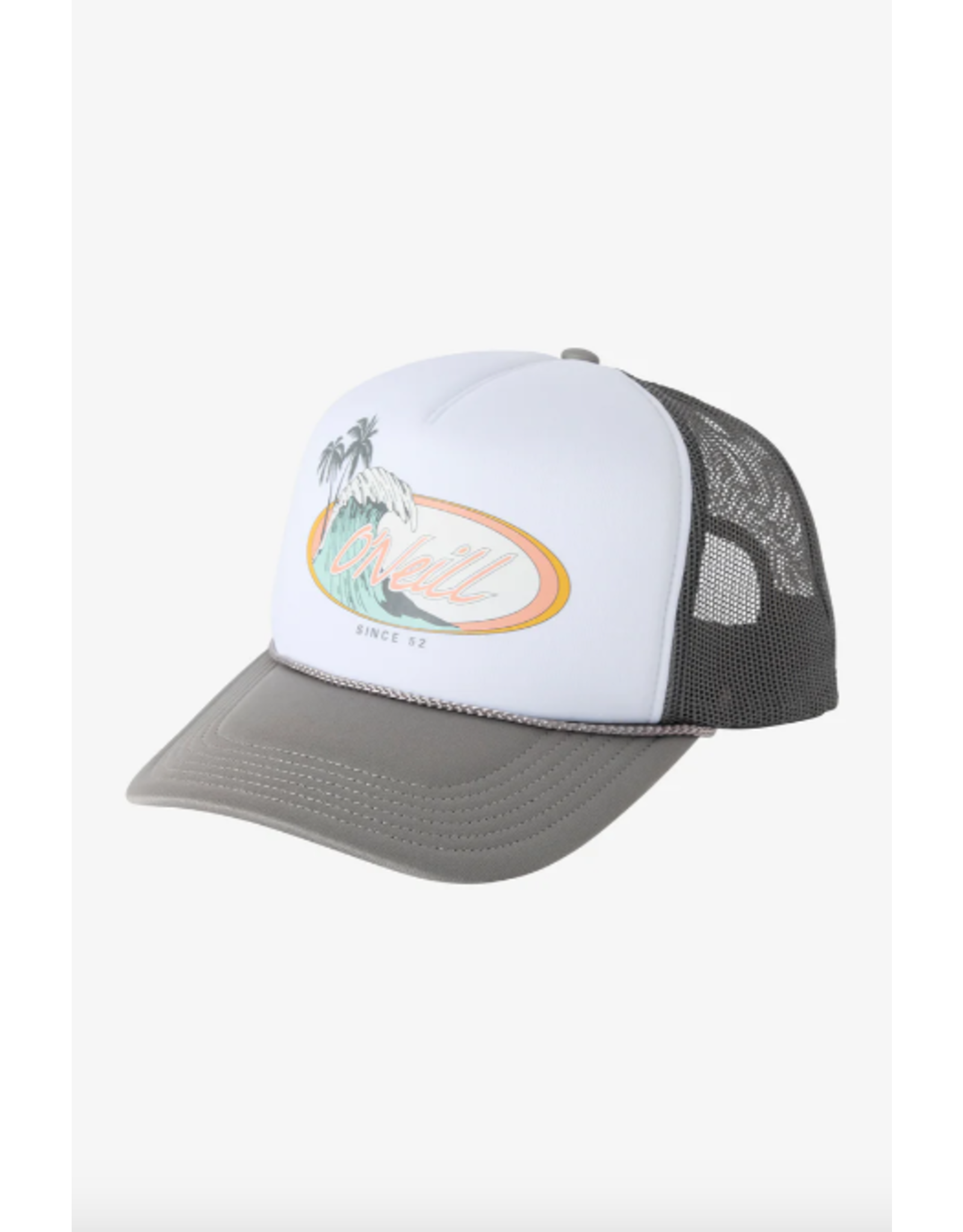 ONEILL Womens ARLIE TRUCKER HAT SMOKED PEARL