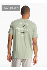FREEFLY Channel Markers Pocket Tee HEATHER DESERT SAGE