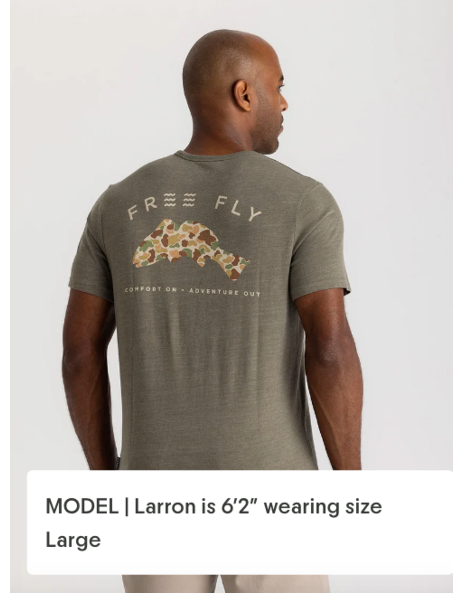 FREEFLY Vintage Camo Redfish Pocket Tee