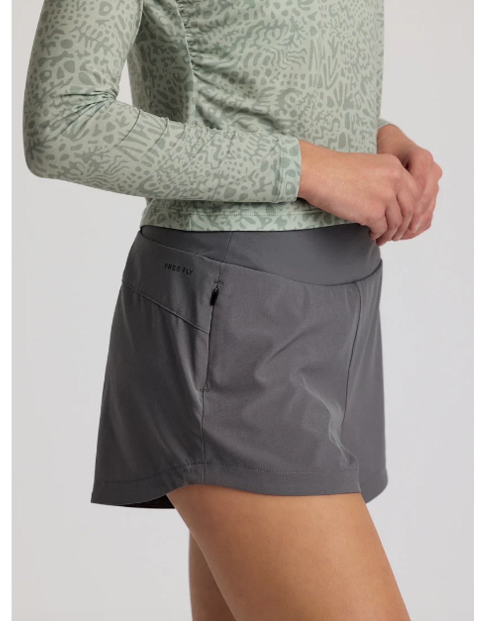 FREEFLY Women's Bamboo-Lined Active Breeze Short – 3"