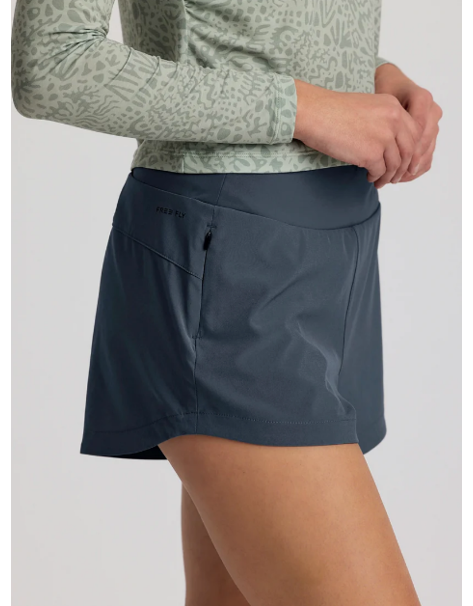 FREEFLY Women's Bamboo-Lined Active Breeze Short – 3"