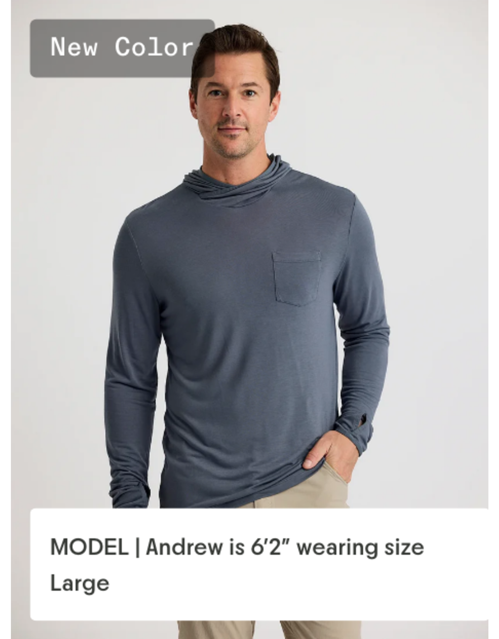 FREEFLY Men's Bamboo Lightweight Hoodie