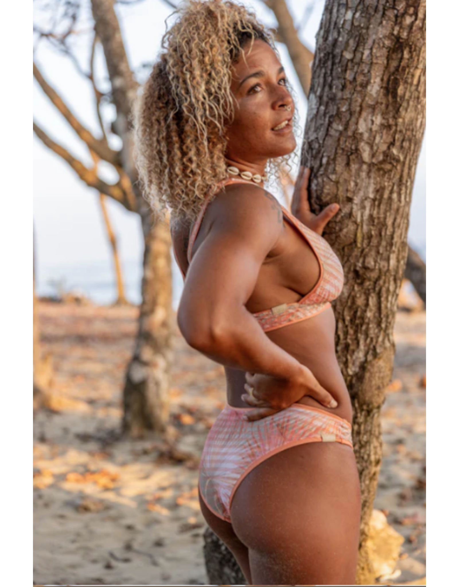 IMSY Swimwear Stella Bottom - Coral Palms