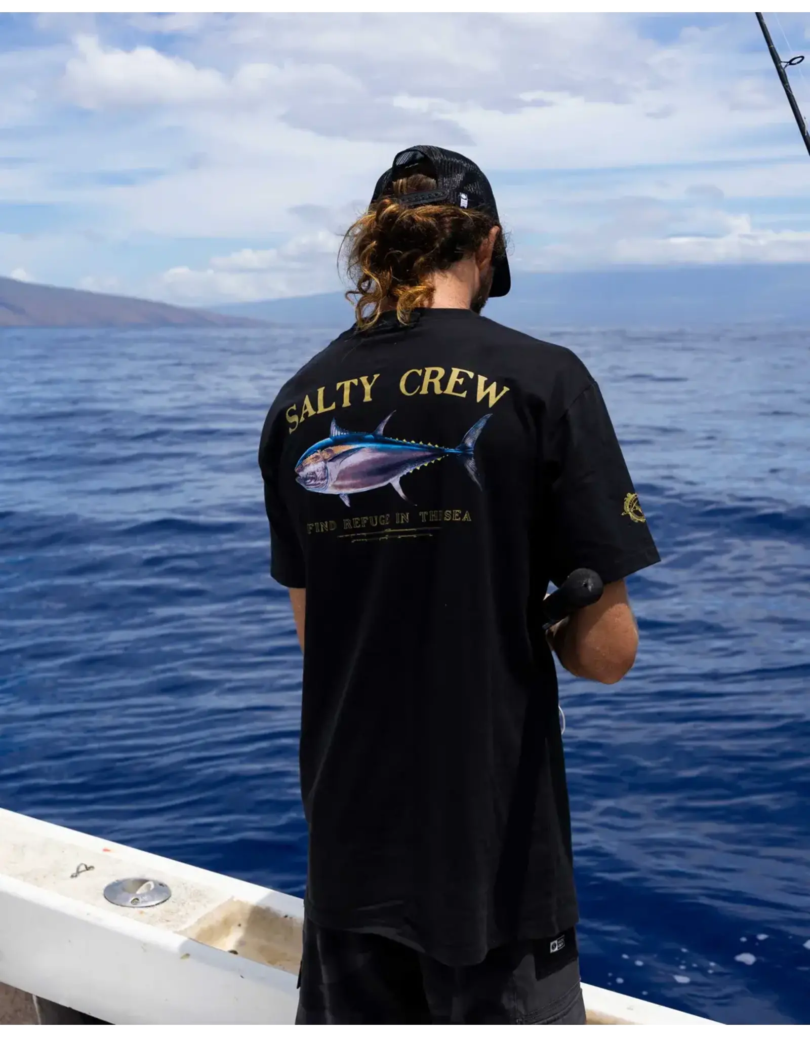 SALTY CREW Big Blue Premium Tee - Charcoal #20035659