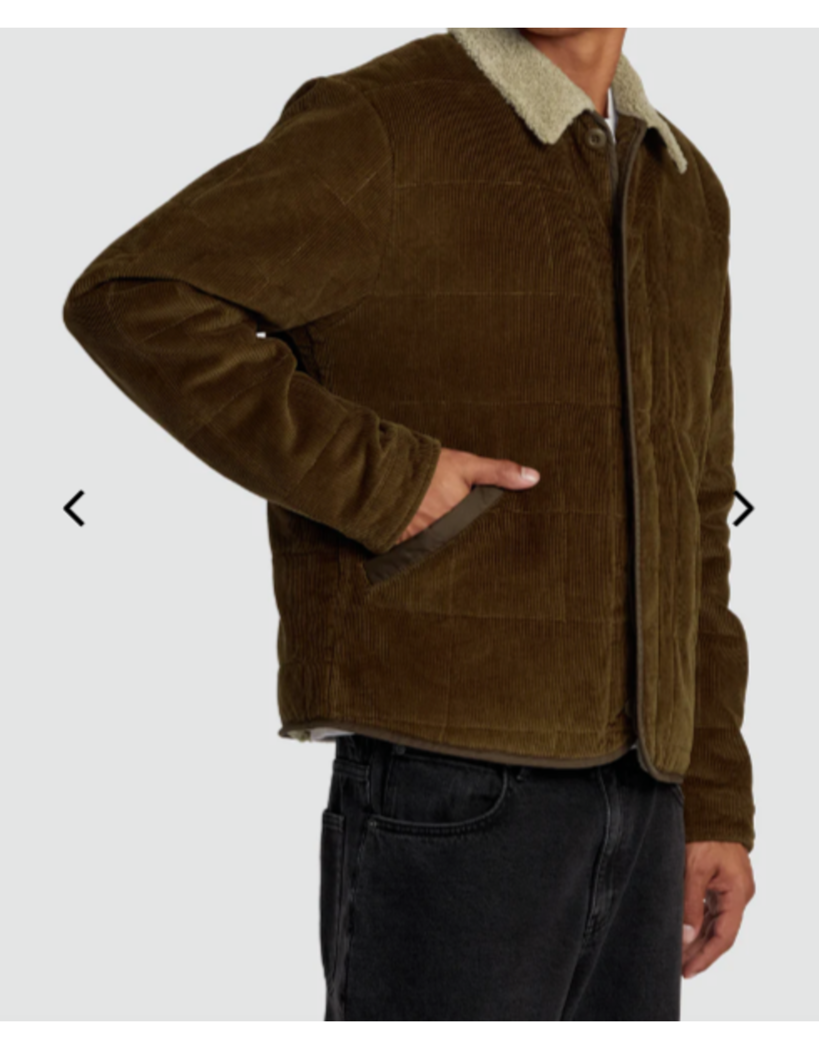 RVCA Guys SURPLUS SHERPA PUFFER JACKET