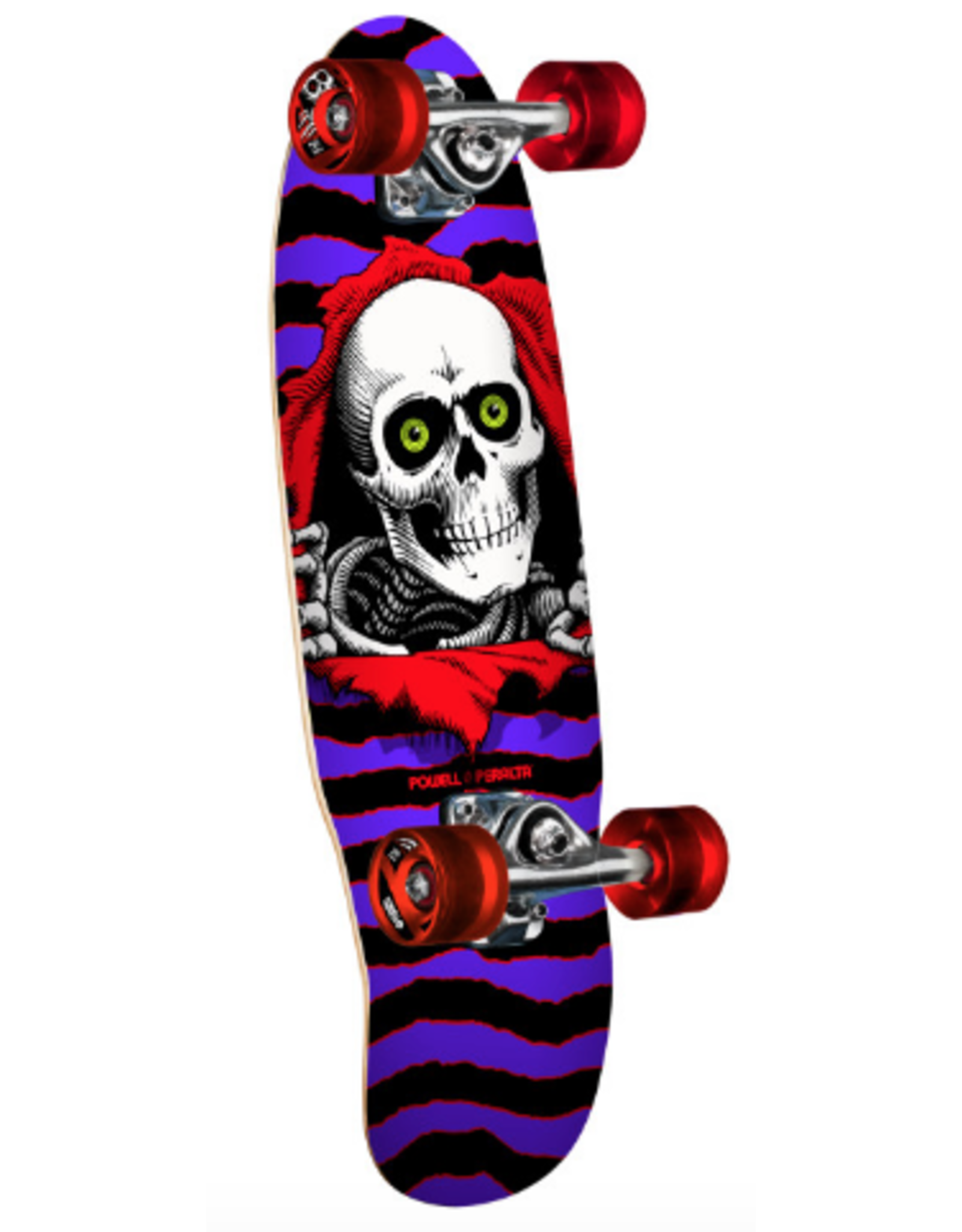 POWELL PERALTA Powell Peralta Mini Ripper Birch Complete Skateboard Purple/Red - 7.5 X 24