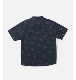 SALTY CREW MEN'S WOVENS Good Vibes Button Up - Navy #21035135