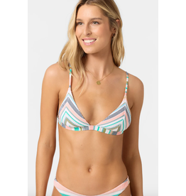 O'Neill Women's VILLA STRIPE SEASIDE TRIANGLE TOP
