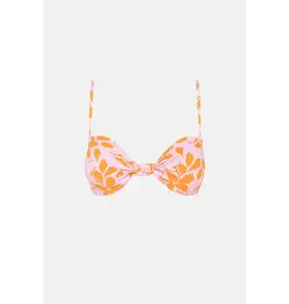 RHYTHM Bora Bora Knotted Bandeau Top Pink