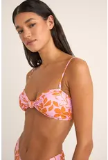 RHYTHM Bora Bora Knotted Bandeau Top Pink