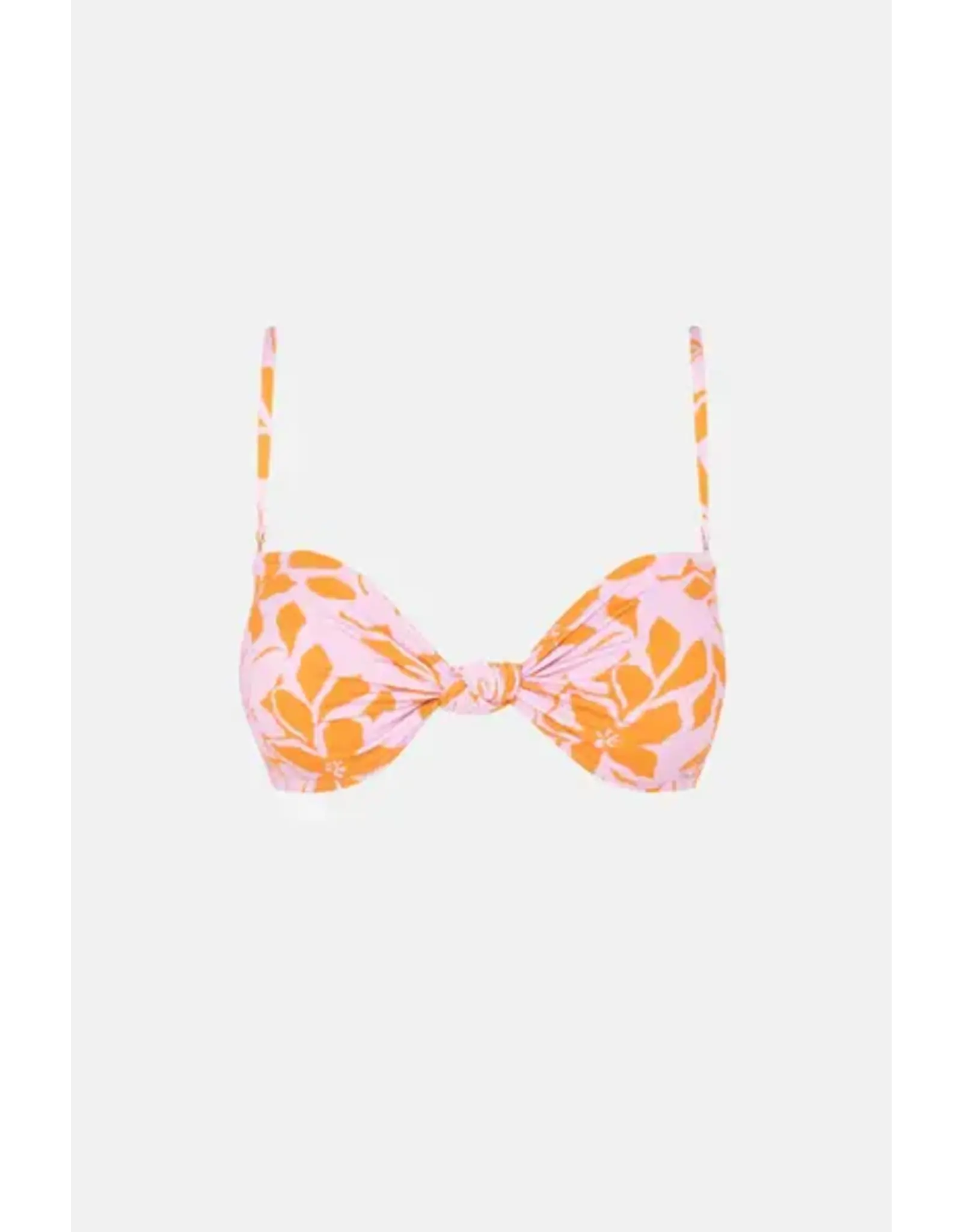 RHYTHM Bora Bora Knotted Bandeau Top Pink