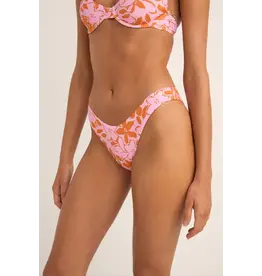 RHYTHM Bora Bora Floral Hi Cut Pant Pink