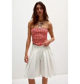 Free People Boulevard Printed Tube Top