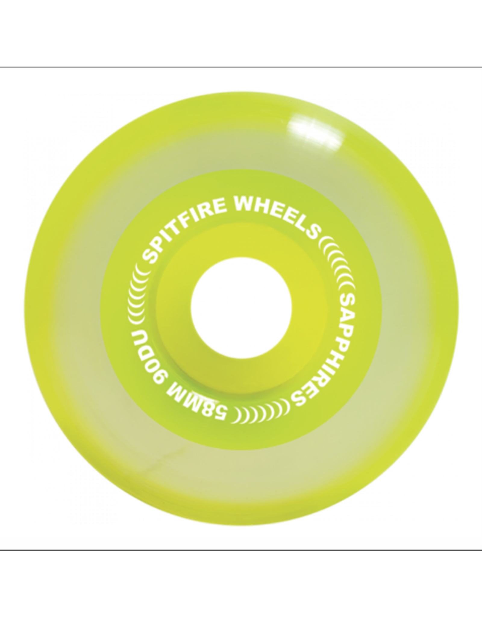 SPITFIRE SF SAPPHIRE 90DU CONICAL FULL 58MM NEON YELLOW Spitfire