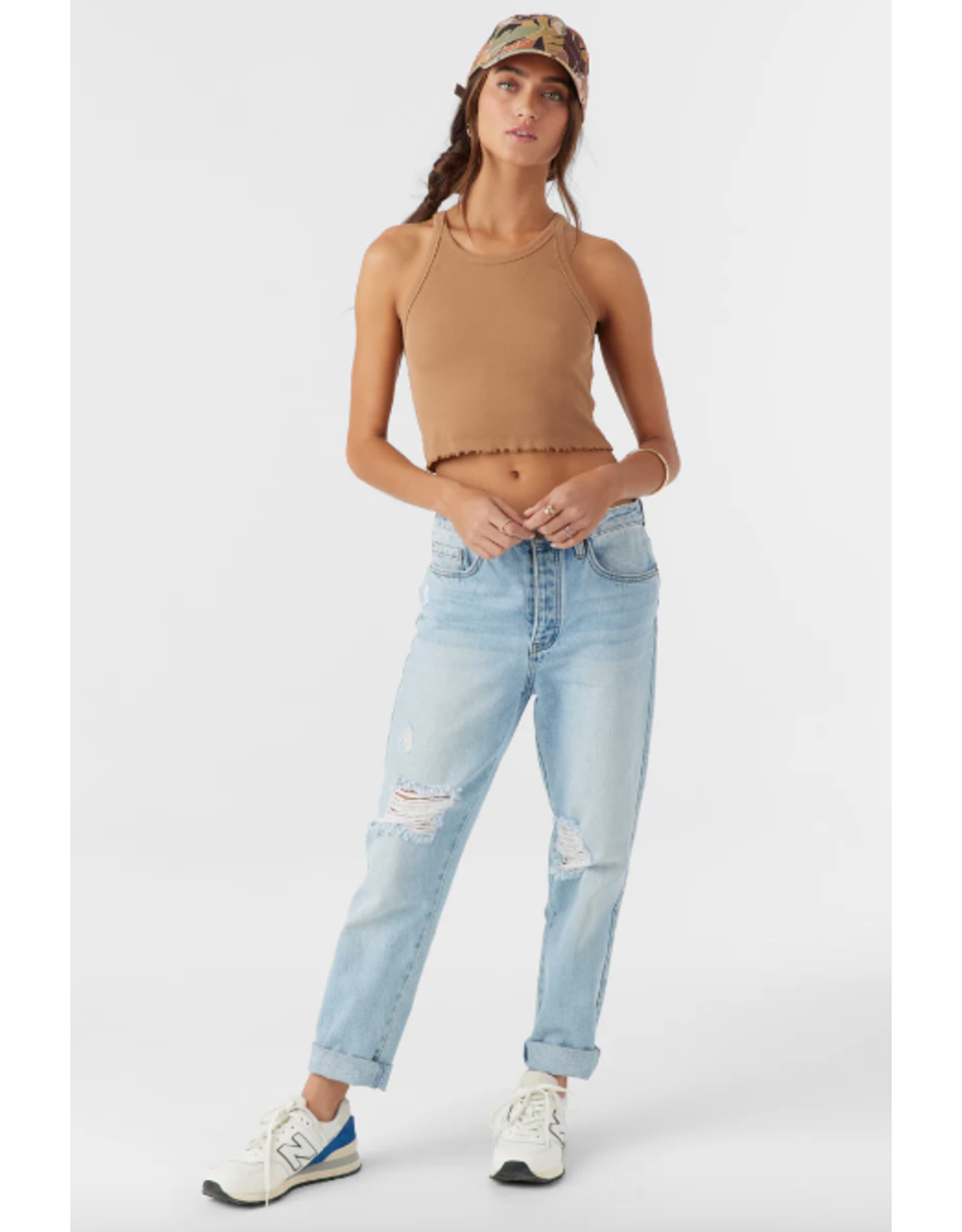 O'NEILL WOMENS ALYX RIB KNIT TANK TOP