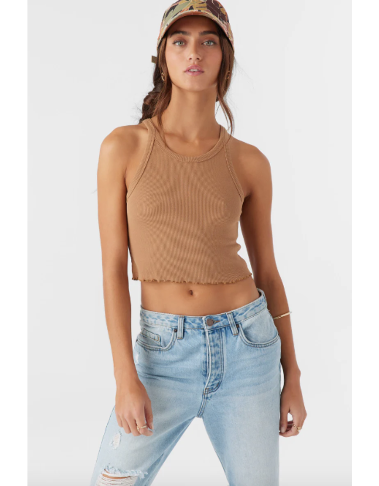 O'NEILL WOMENS ALYX RIB KNIT TANK TOP