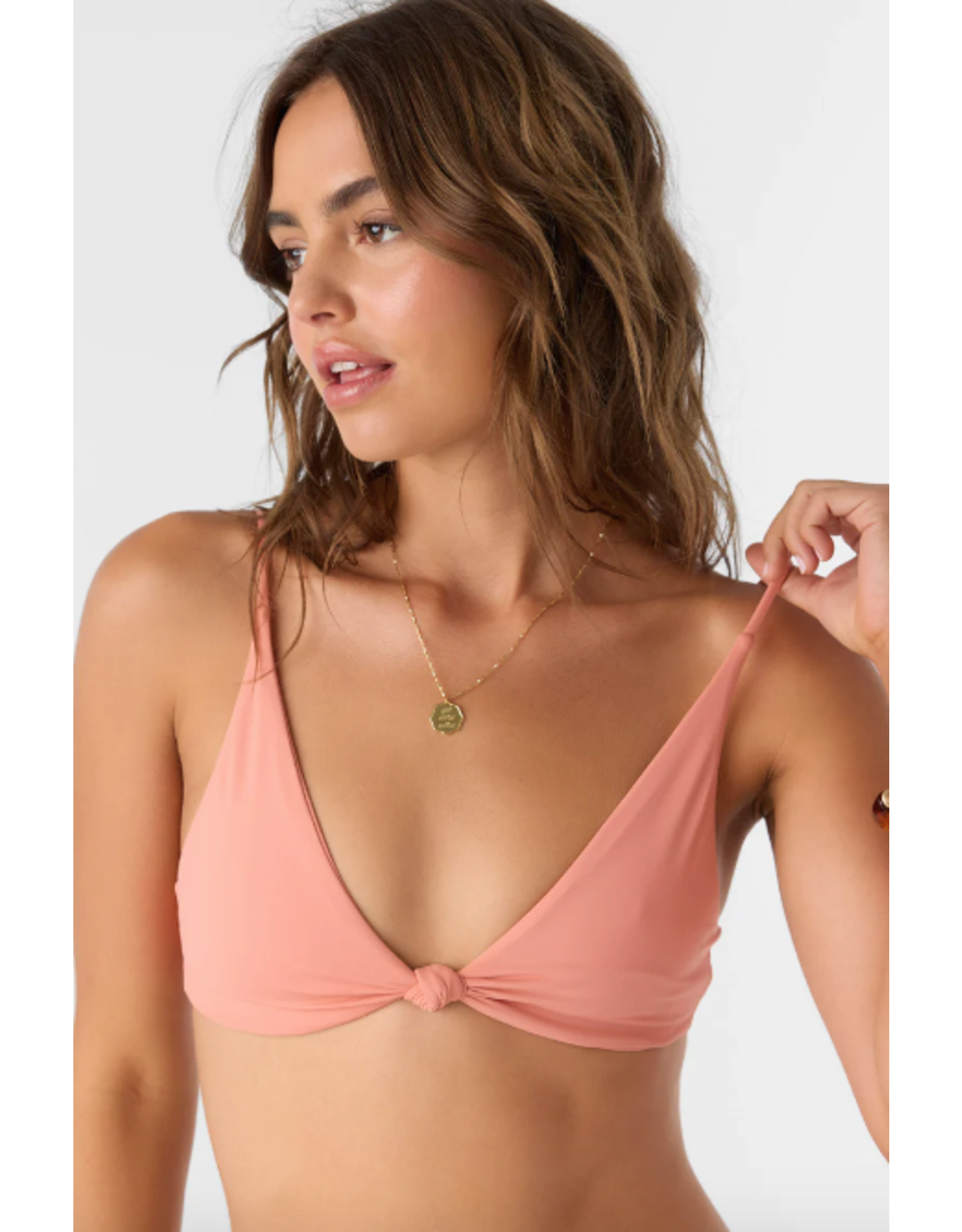 O'NEILL WOMENS SALTWATER SOLIDS PISMO TALL TRI BRALETTE TOP