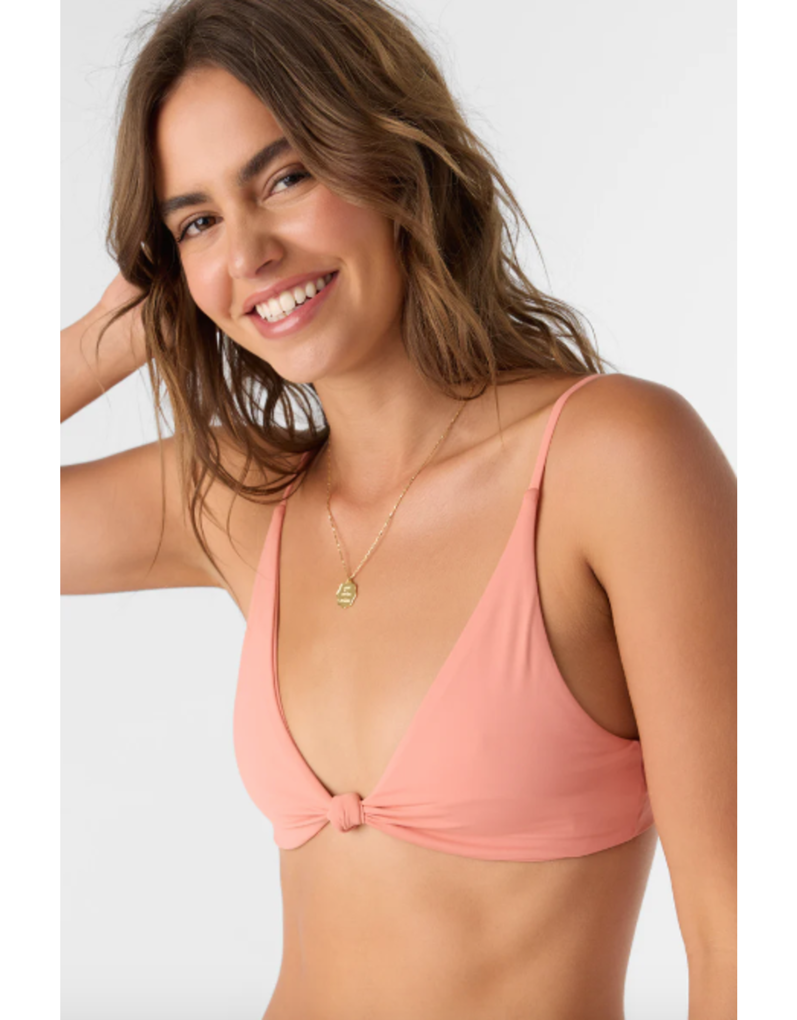 O'NEILL WOMENS SALTWATER SOLIDS PISMO TALL TRI BRALETTE TOP