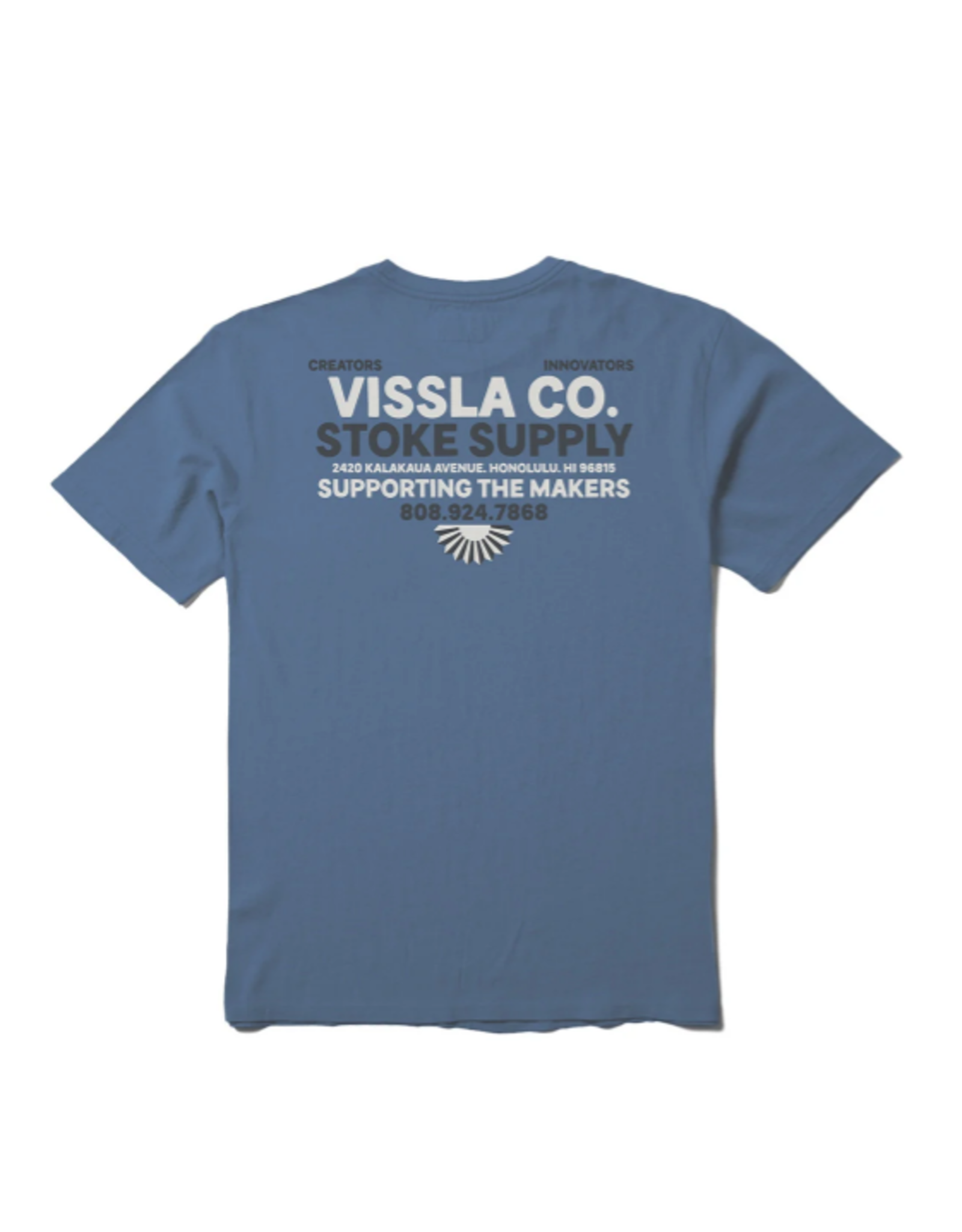 VISSLA STOKE SUPPLY SHORT SLEEVE POCKET TEE