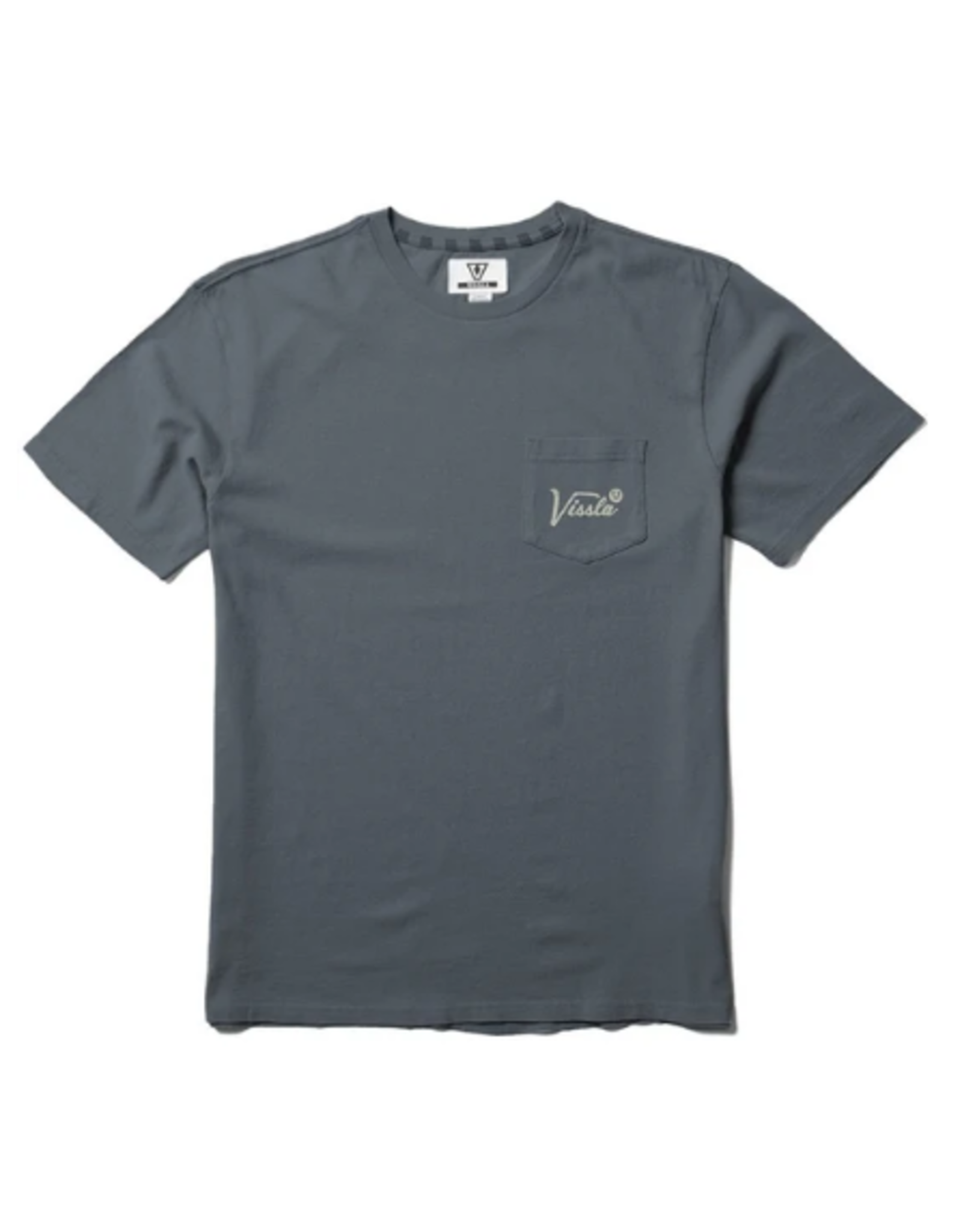 VISSLA EMBLEM SHORT SLEEVE POCKET TEE