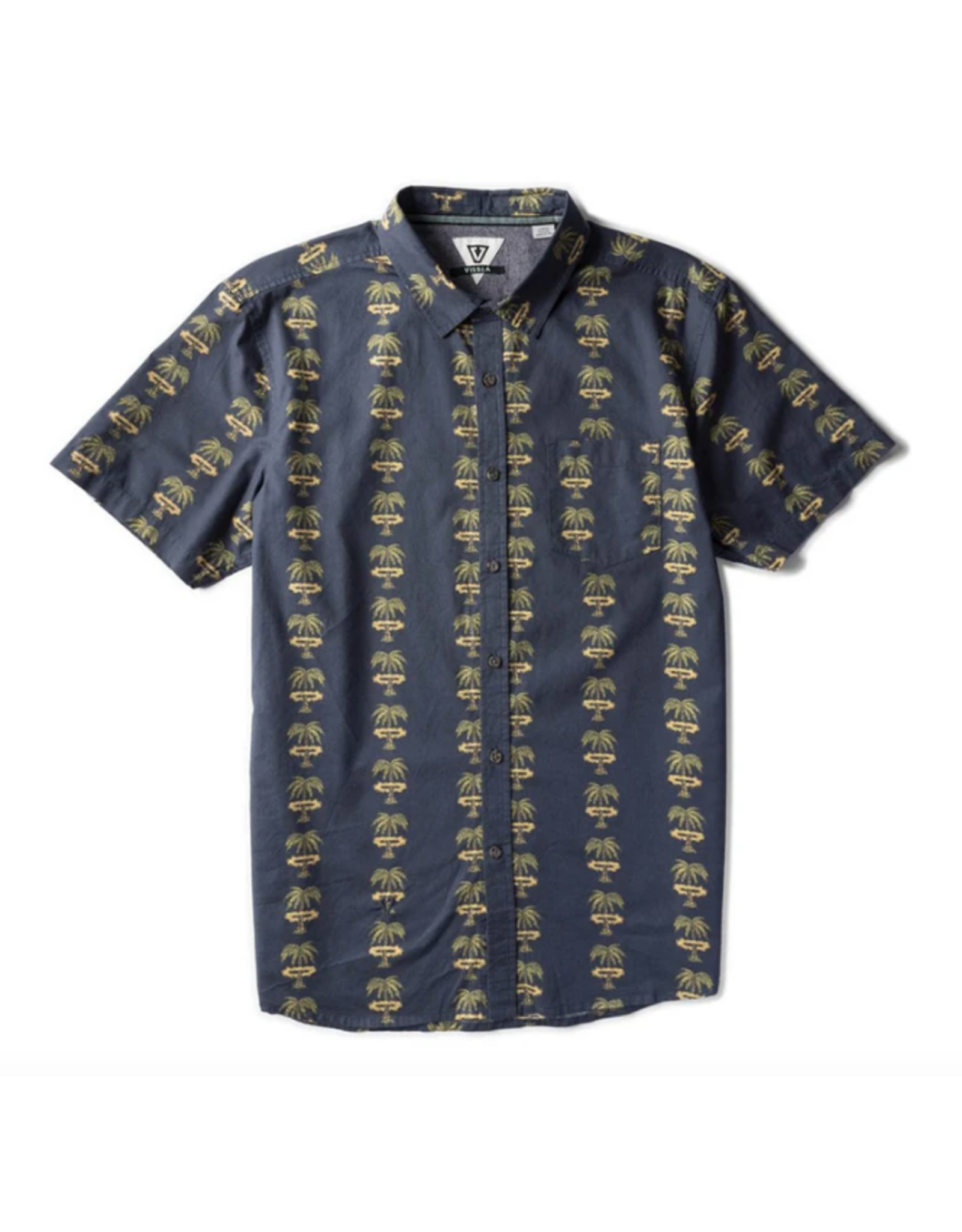 VISSLA ATOMIC PALMS ECO SHORT SLEEVE SHIRT