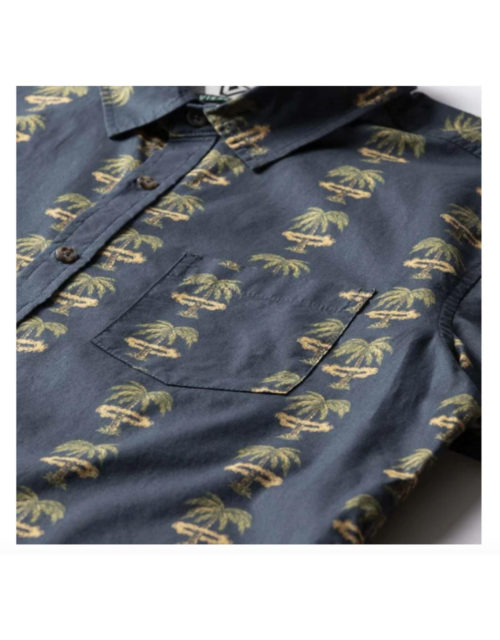 VISSLA ATOMIC PALMS ECO SHORT SLEEVE SHIRT