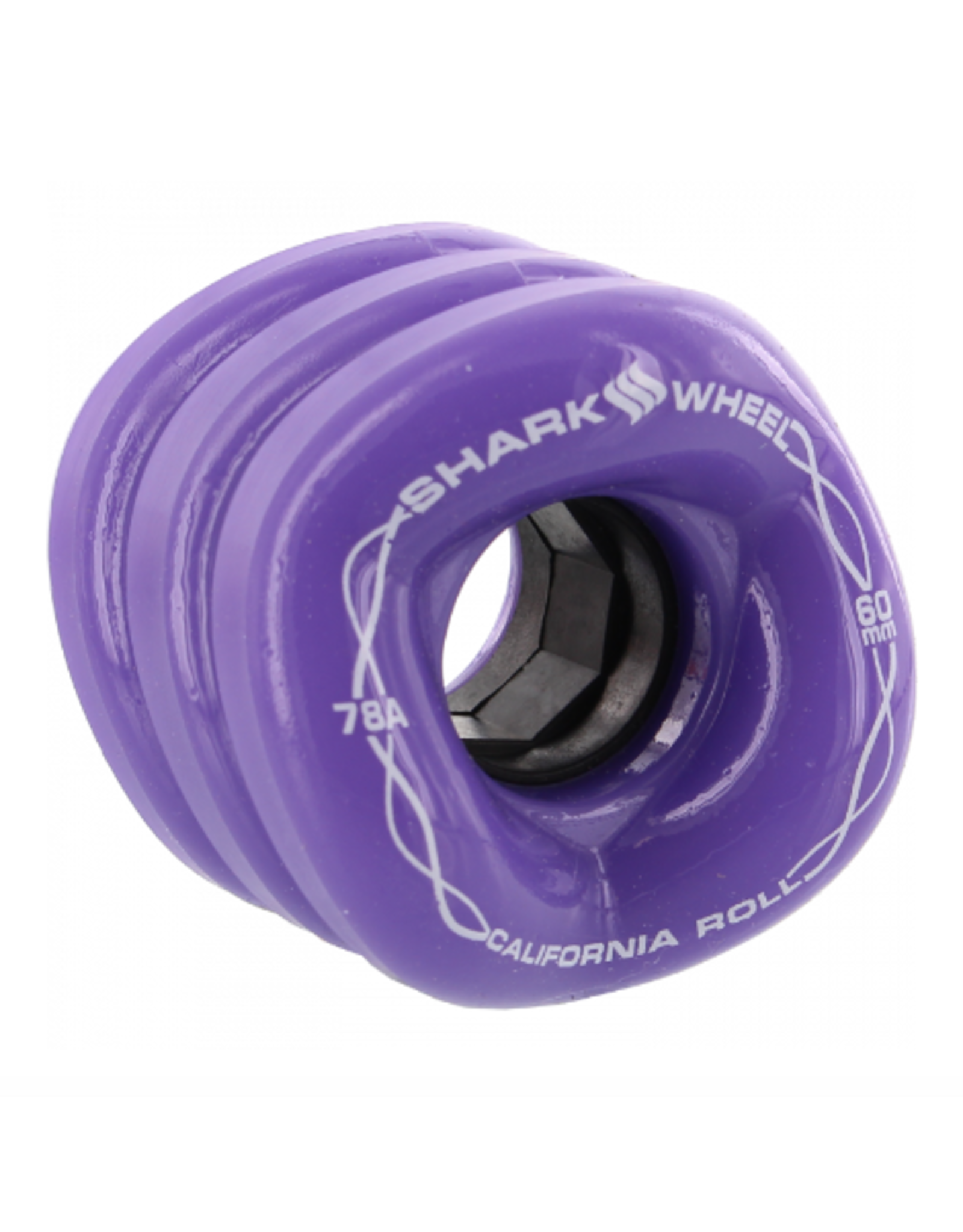 SHARK WHEEL SHARK CALIFORNIA ROLL 60mm 78a SOLID PURPLE Shark Wheels