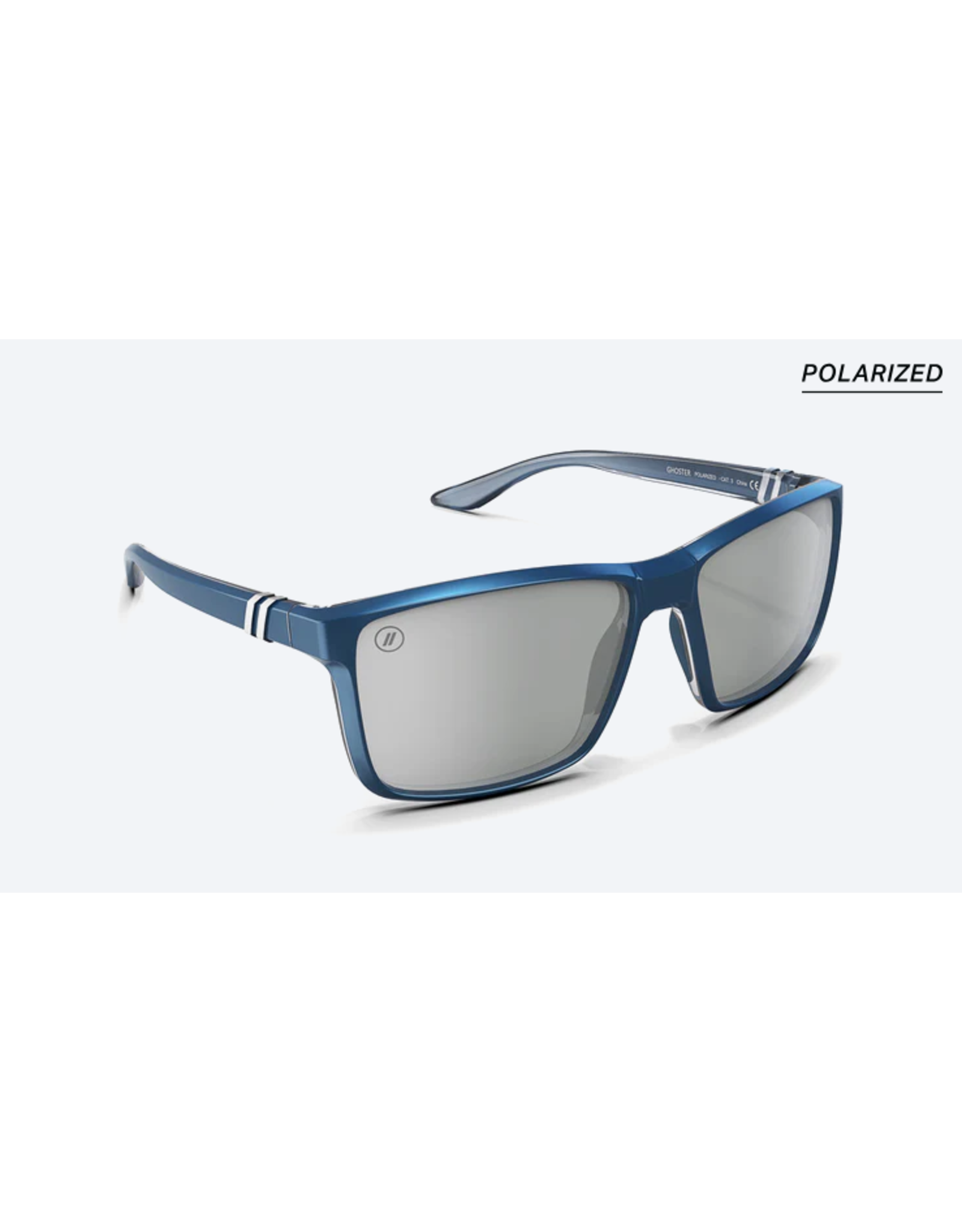 BLENDERS MESA : GHOSTER GLOSS BLUE / POLARIZED SILVER