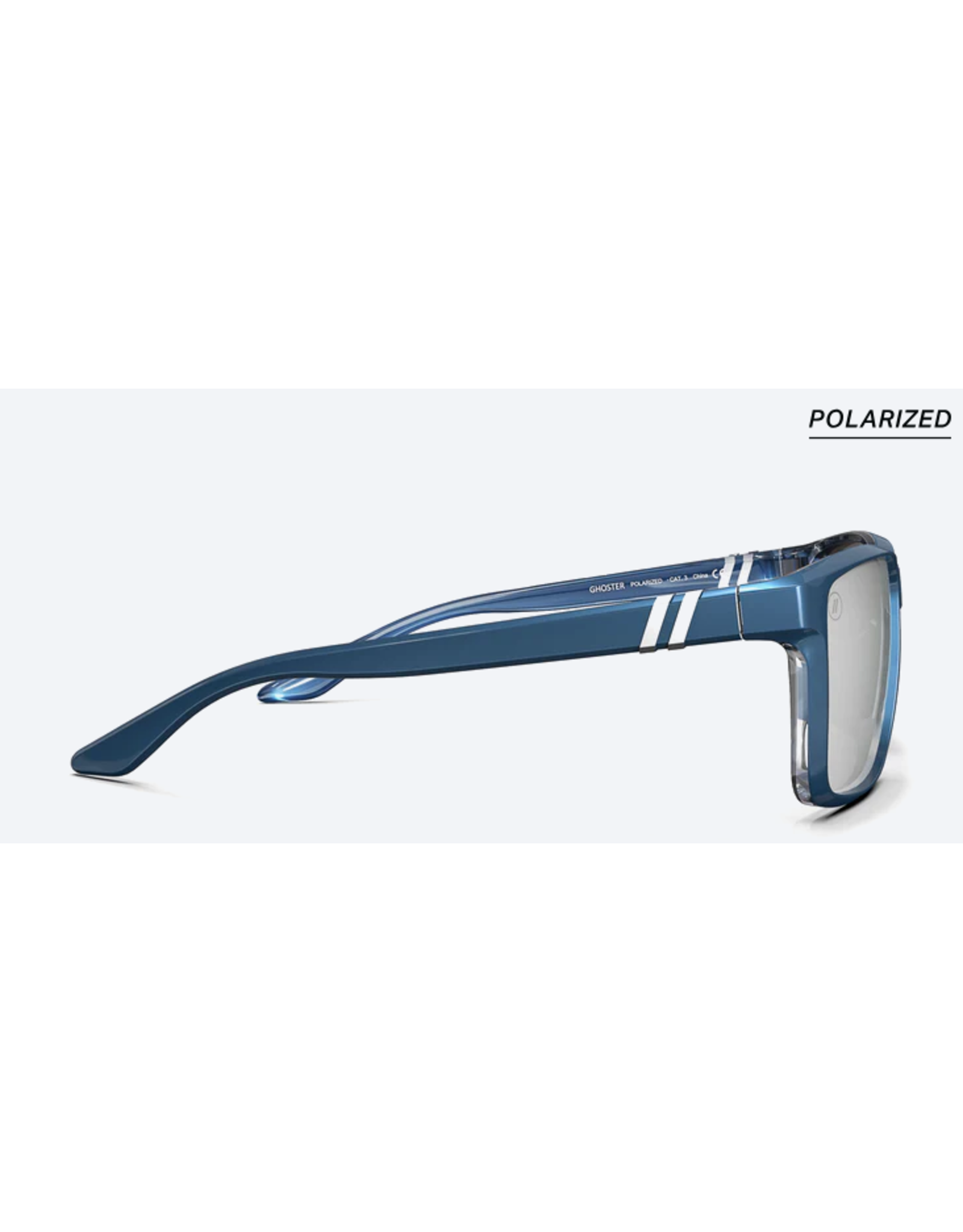 BLENDERS MESA : GHOSTER GLOSS BLUE / POLARIZED SILVER