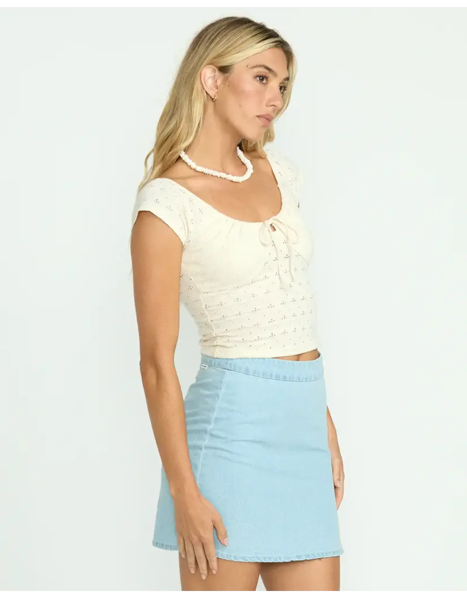 BILLABONG Mia Tie-Front Top