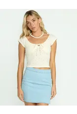 BILLABONG Mia Tie-Front Top