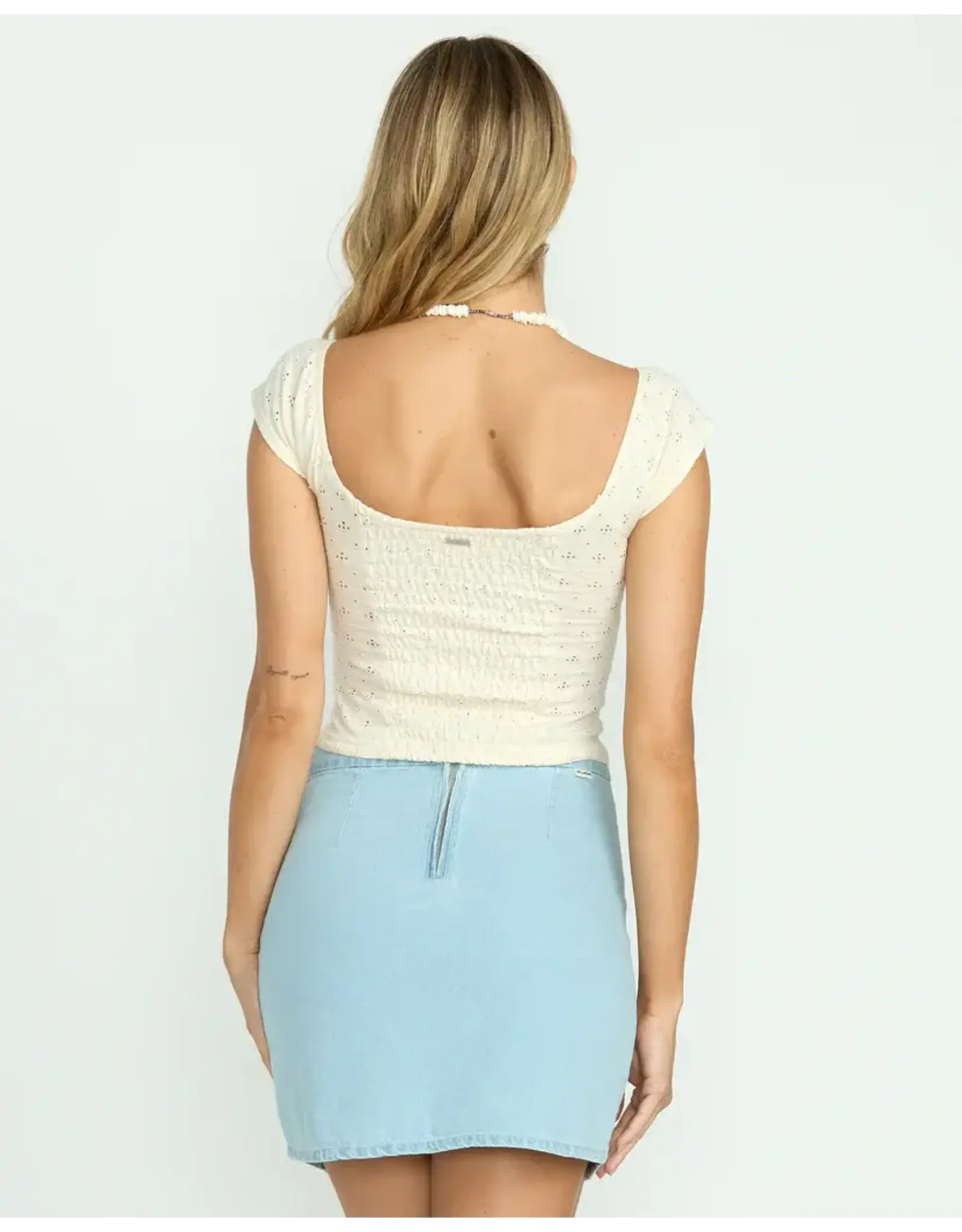 BILLABONG Mia Tie-Front Top