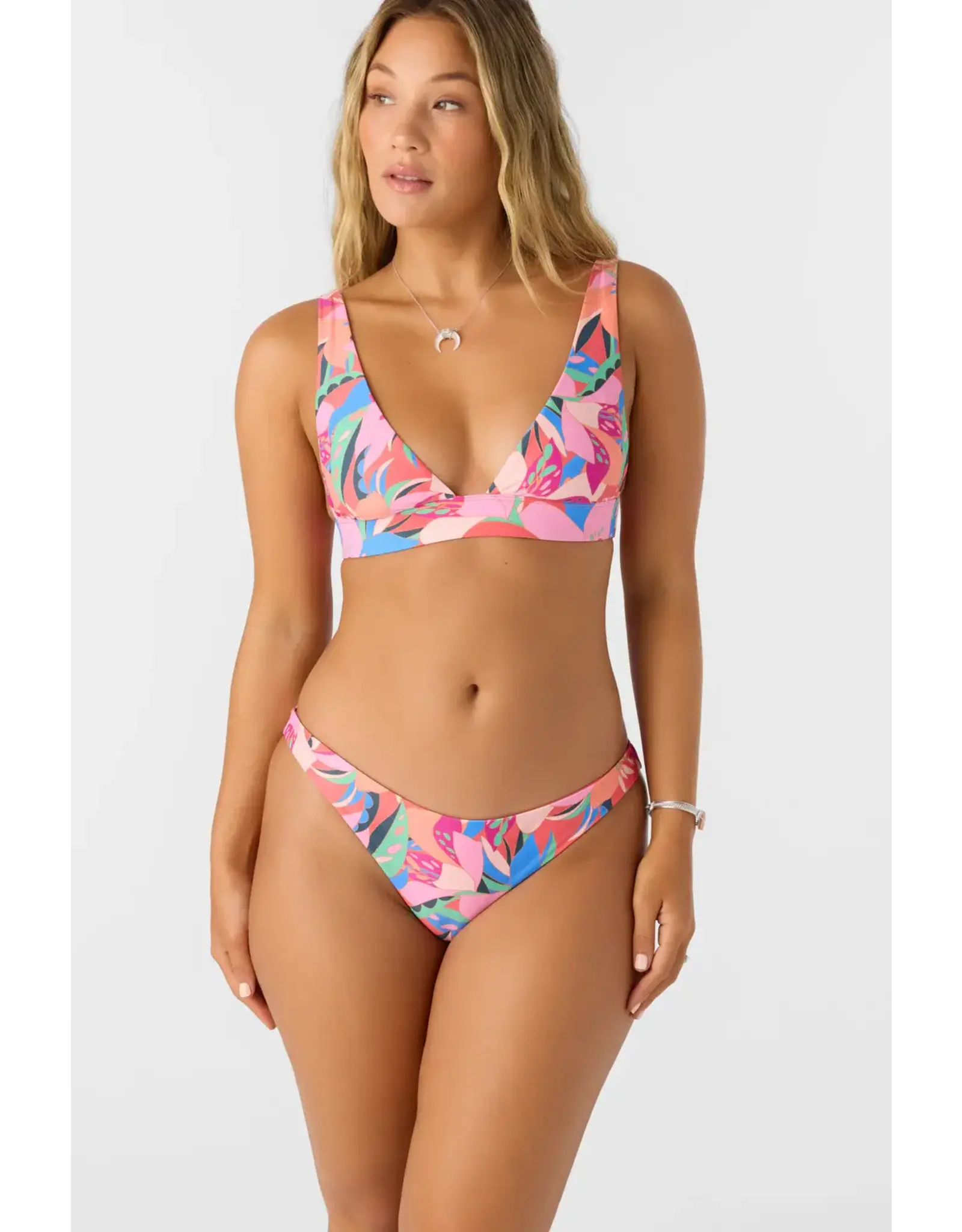 O'NEILL WOMENS CABANA FLORAL CANCUN BRALETTE TOP