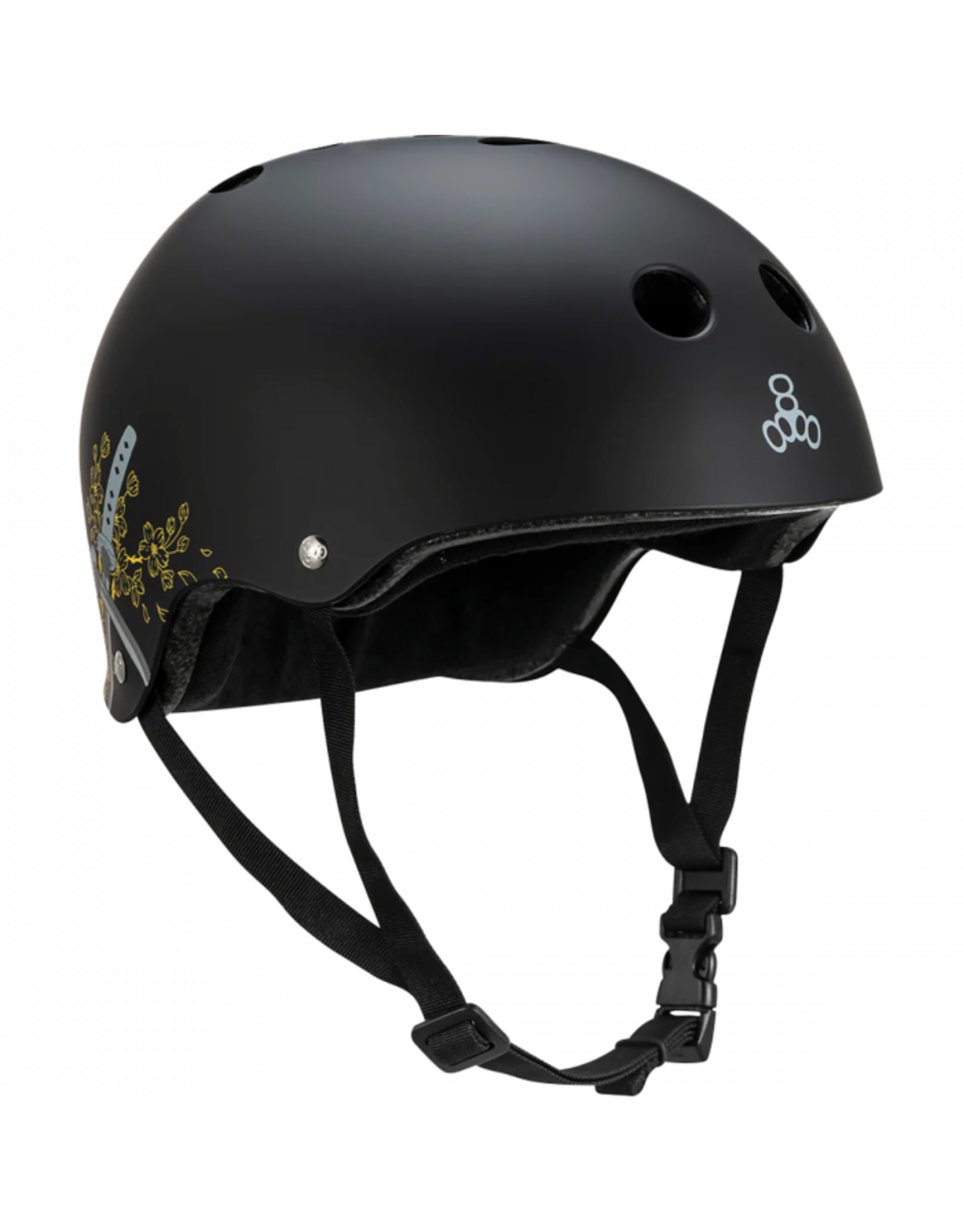 TRIPLE 8 T8 CERTIFIED SWEATSAVER L/XL-SKY BROWN MATTE BLACK