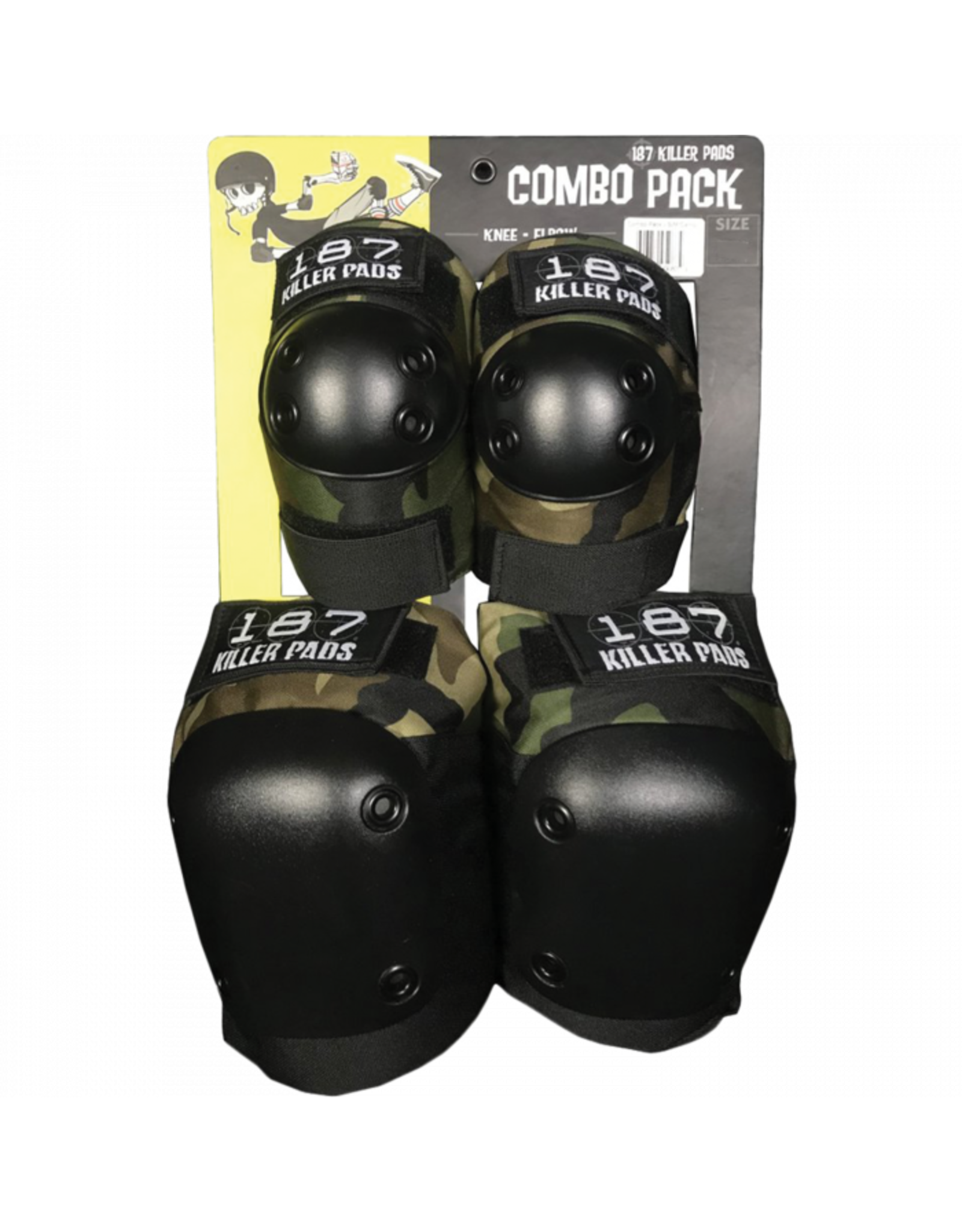 187 KILLER PADS 187 COMBO PACK KNEE/ELBOW PAD SET S/M-CAMO