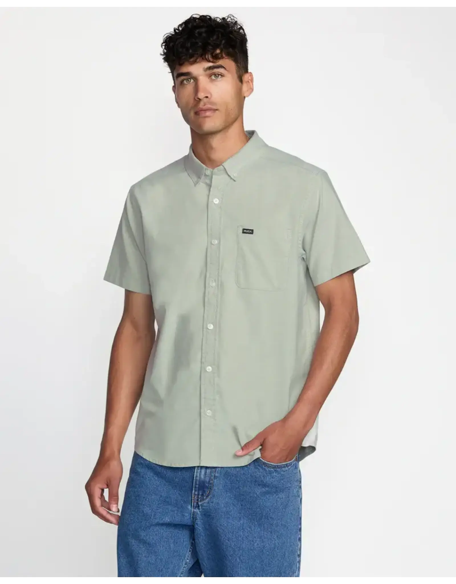 RVCA THAT'LL DO STRETCH SHORT SLEEVE SHIRT