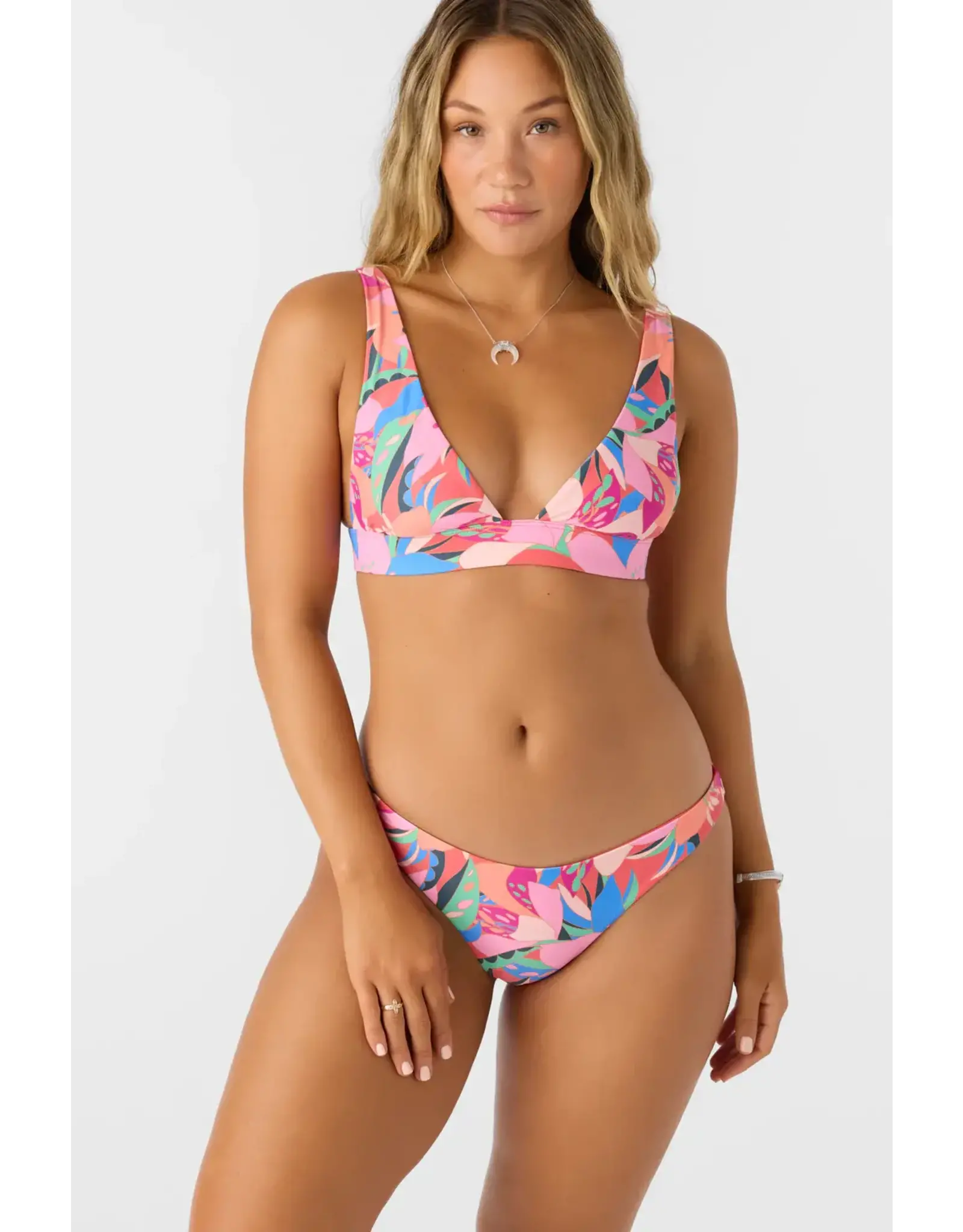 O'NEILL WOMENS CABANA FLORAL CANCUN BRALETTE TOP